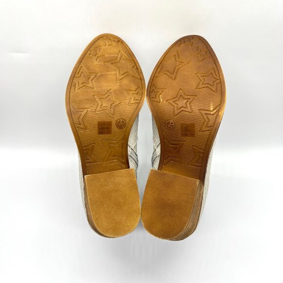 Dirty Laundry Womens Size 7 Unite Gray Snakeskin Western Ankle Boots Shoes‎ - Picture 9 of 16